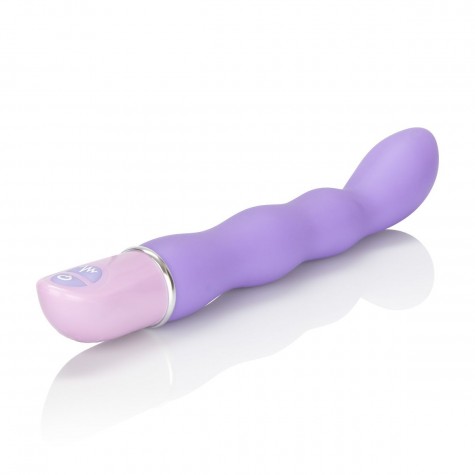 Силиконовый фиолетовый вибратор Lia Magic Wand - 21 см.